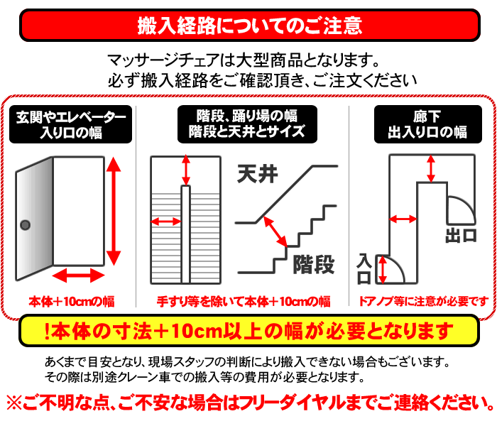 搬入経路ご確認ください。